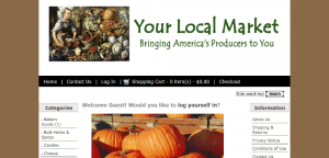 Farmers Local Market model website by Prodigy Designs   www.farmerslocalmarket.com